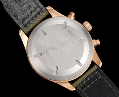 IWC Bronze Gold Chronograph Spitfire Series Watch - Image 8