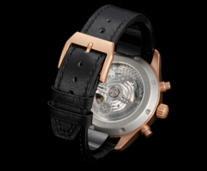 IWC Bronze Gold Chronograph Spitfire Series Watch - Image 8