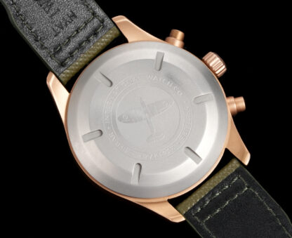 IWC Bronze Gold Chronograph Spitfire Series Watch - Image 8