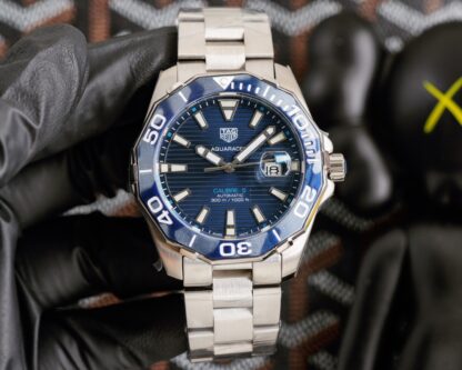 TAGHeuer Aquaracer with Tortoise Shell Pattern Bezel - Image 8