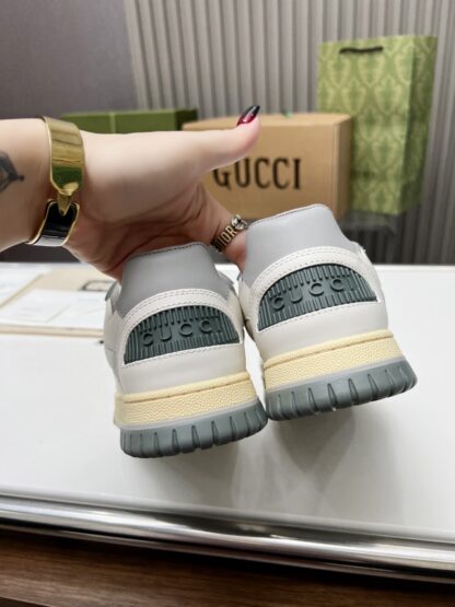 Gucci high and low top distressed sneakers - Image 7