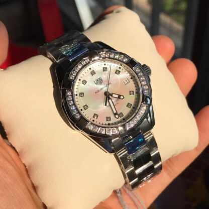 TAG Heuer Aquaracer Series Ladies Quartz Watch - Image 6