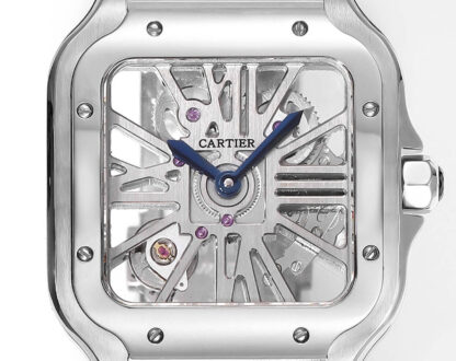 Cartier Santos hollow steel belt series mechanical watch - Image 6