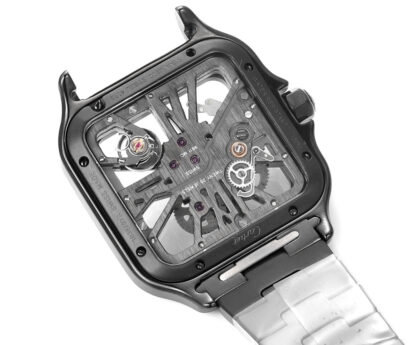 Cartier Santos hollow steel belt series mechanical watch - Image 6
