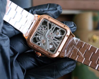 Cartier Santos Skeleton Series Mechanical Watch - Image 8