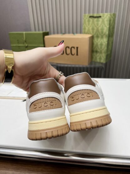 Gucci high and low top distressed sneakers - Image 8