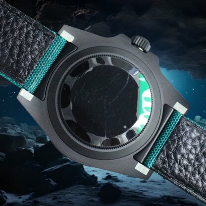 Rolex Sandblasted Carbon Fiber Black Submariner Modified Punk Robot Set - Image 8