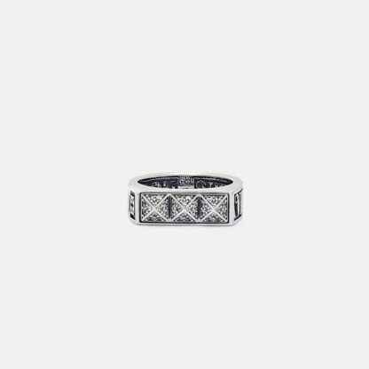 Vivienne Westwood Square Vintage Letter Ring - Image 8