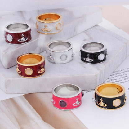 Vivienne Westwood King Cat's Eye Lacquer Ring - Image 8