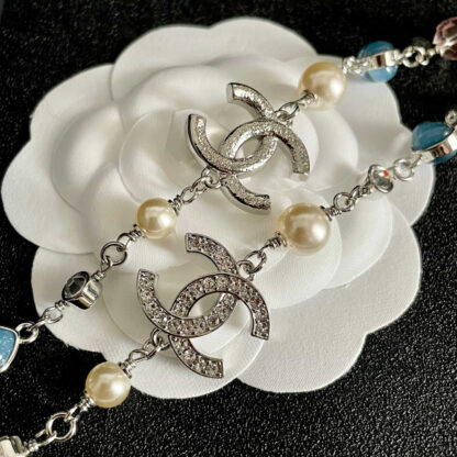 Chanel Love Double C Double Layer Necklace - Image 6