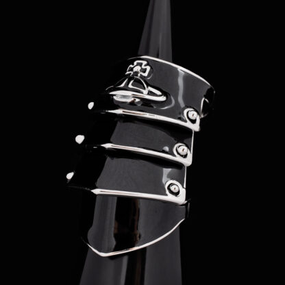Vivienne Westwood lacquered four-section ring - Image 8