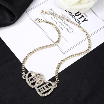 Chanel versatile trendy heart necklace - Image 8