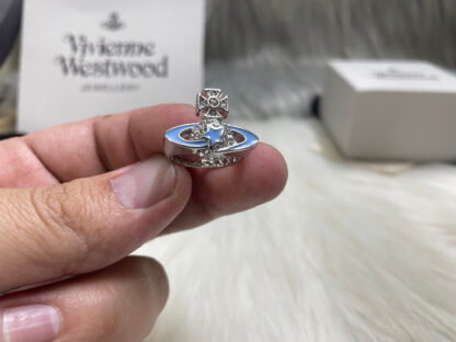 Vivienne Westwood five-pointed star full diamond Saturn ring - Image 8