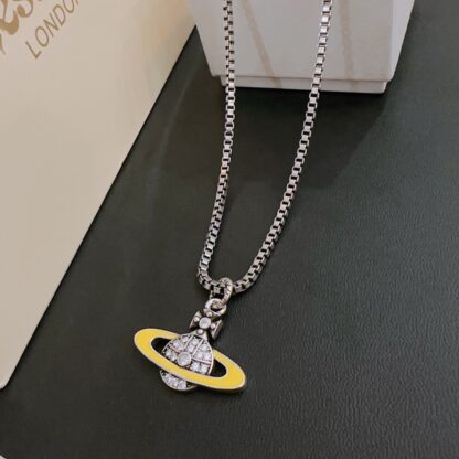 Vivienne Westwood classic large Saturn necklace unisex - Image 8