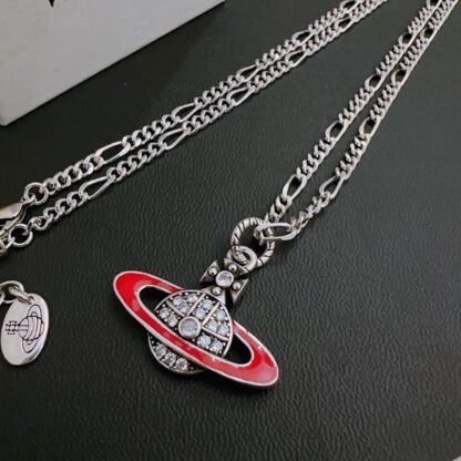 Vivienne Westwood classic large Saturn necklace unisex - Image 8