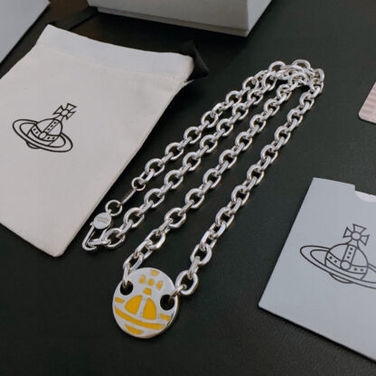 Vivienne Westwood classic large Saturn necklace unisex - Image 7