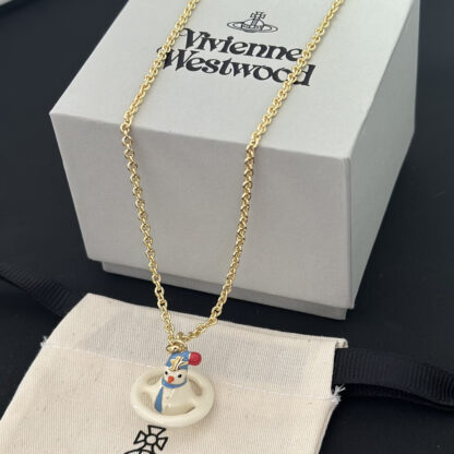 Vivienne Westwood Snowman Necklace - Image 8