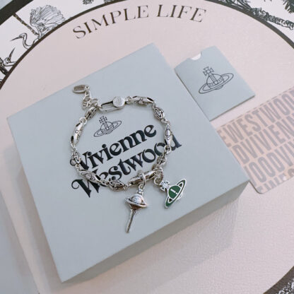 Vivienne Westwood Classic Large Saturn Bracelet Unisex - Image 8