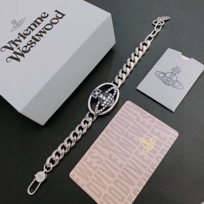 Vivienne Westwood Classic Large Saturn Bracelet Unisex - Image 8