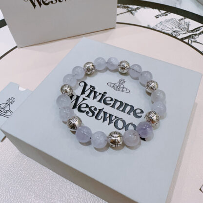 Vivienne Westwood Agate Thai Silver Bracelet - Image 8