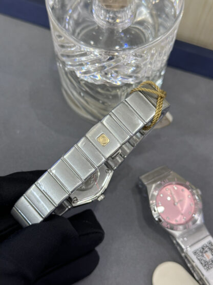 Omega Constellation Cherry Blossom Pink Ladies Watch - Image 8