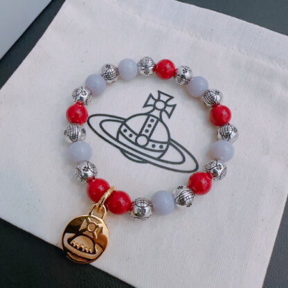Vivienne Westwood Agate Thai Silver Bracelet - Image 8