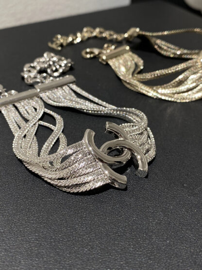 Chanel Six-layer Snake Bone Delicate Necklace - Image 7