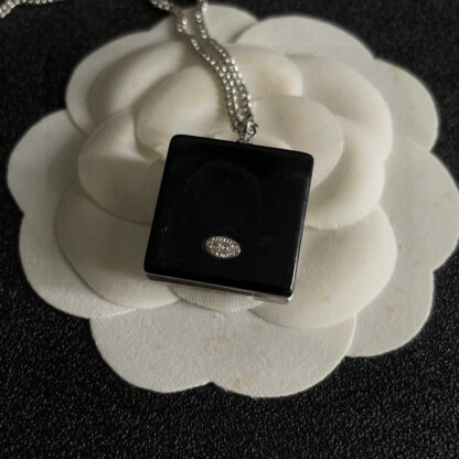 Chanel Fashion Square Double C Necklace - Image 7