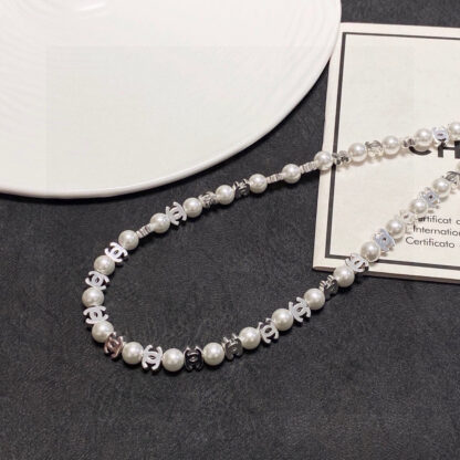 Chanel Fashion Pearl Necklace - Image 6