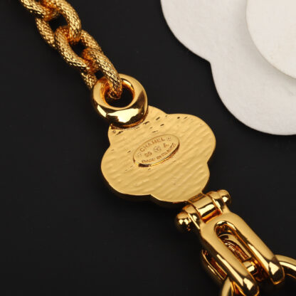 Chanel four-leaf thick necklace - Image 8