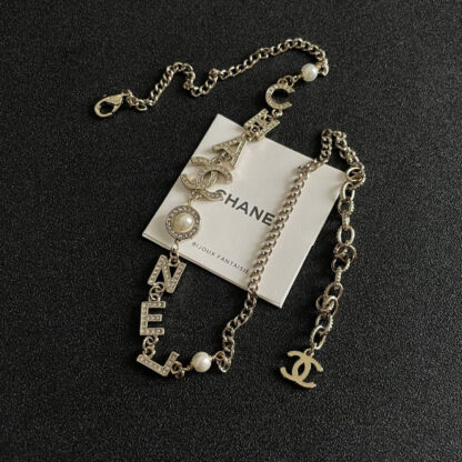 Chanel Double C Necklace - Image 6