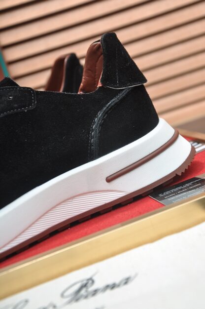 Hermès classic black and brown cashmere sneakers - Image 9