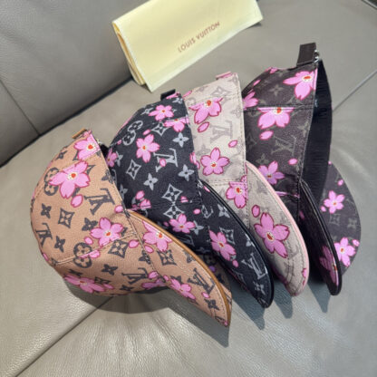 Louis Vuitton TM MONOGRAM CHERRY BLOSSOM PRINTED BASEBALL CAP - Image 9