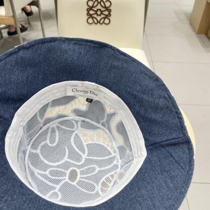 Dior versatile denim bucket hat - Image 10