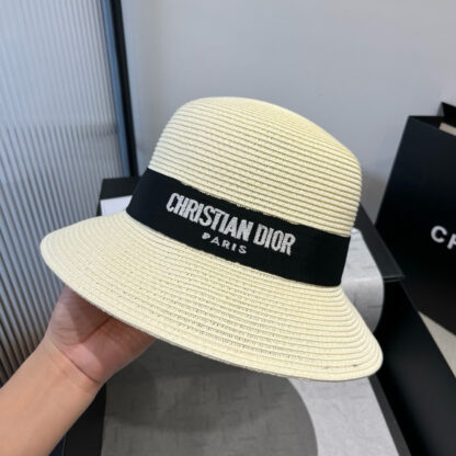 Dior simple letter embroidered basin hat - Image 10