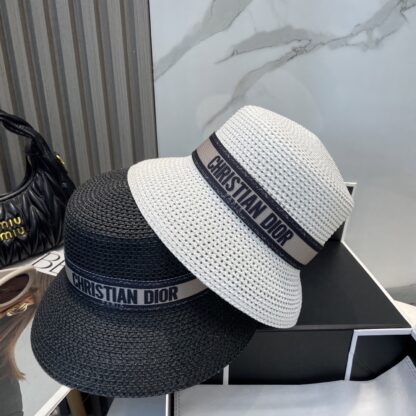 Dior exquisite fashion straw hat - Image 9