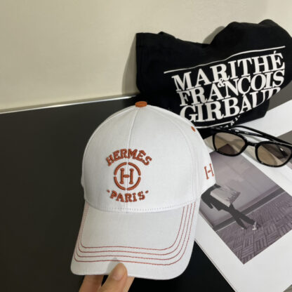 Hermes canvas baseball cap - Image 8