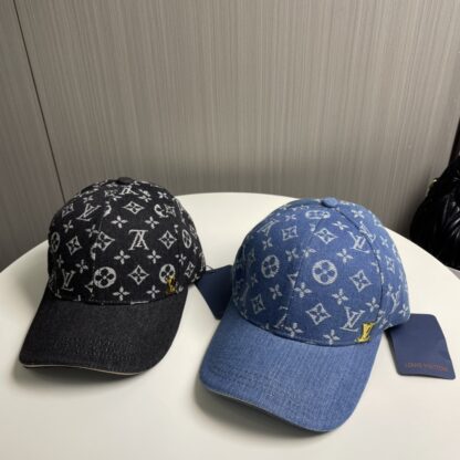 Louis Vuitton denim jacquard baseball cap - Image 9