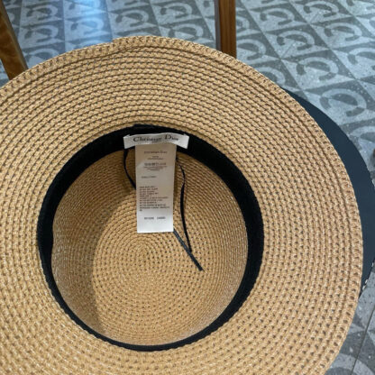 Dior hollow dome straw hat - Image 10
