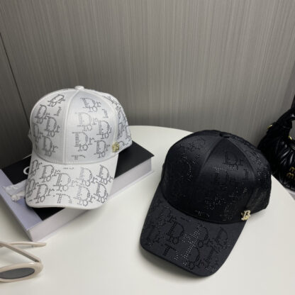 Dior diamond logo baseball cap - Image 10