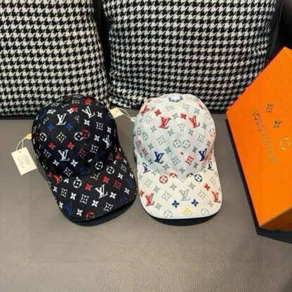 Louis Vuitton colorful print baseball cap - Image 9