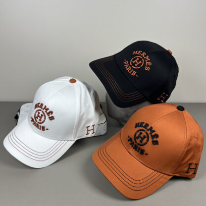 Hermès Unisex Canvas Baseball Cap - Image 9