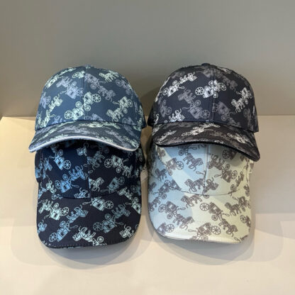 Hermès canvas baseball cap - Image 9