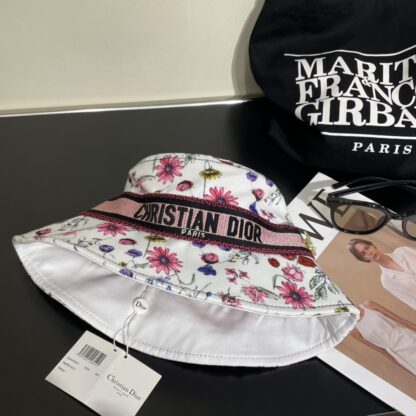 Dior Fashion Floral Bucket Hat - Image 10