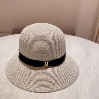 Hermès elegant straw hat