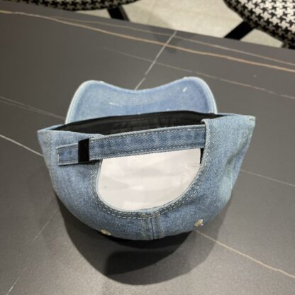 Hermès Fashion Denim Baseball Cap - Image 9