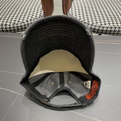 Hermes Fashion Denim Baseball Cap - Image 9