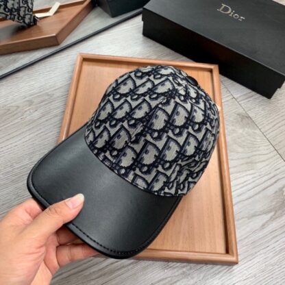 Dior Fashion Leather Brim Baseball Cap - Image 10