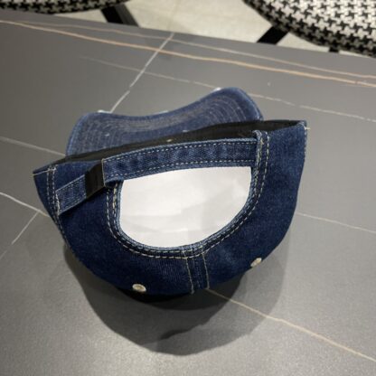 Hermes Fashion Denim Baseball Cap - Image 9