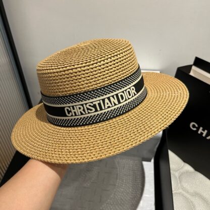 Dior Fashion Flat Top Hat - Image 10